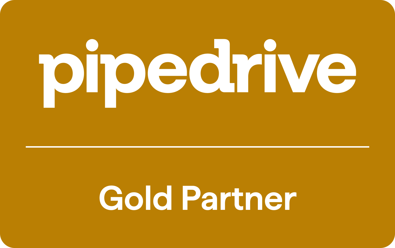 Pipedrive Gold Partner logo