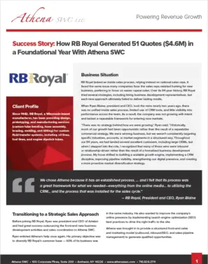 Industrial Marketing Case Study showing SEO agency Results