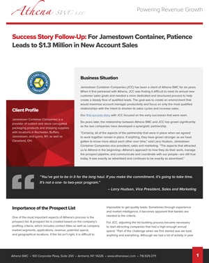 Jamestown Container Follow Up Case Study Preview